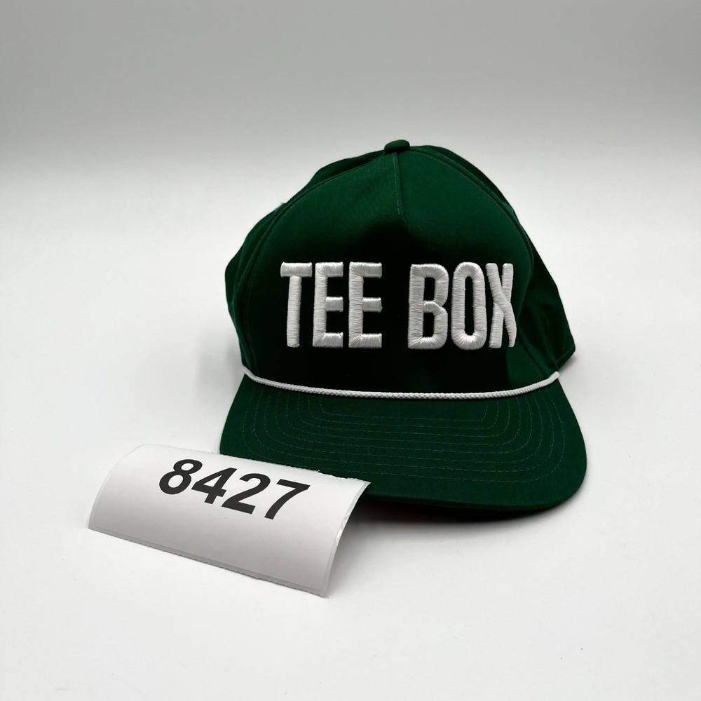 Imperial‎ Baseball Cap Mens OSFA Green Tee Box Golf Snapback Floral Under Visor